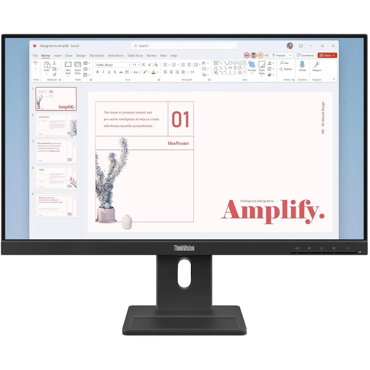 Монитор Lenovo 23,8" E24-40, 16:9, IPS, FHD, 4ms, 250cd, 100Hz, VGA, HDMI, DP, SPK, HAS
