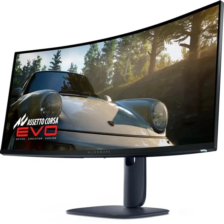 Монитор Dell 34" Alienware AW3425DW черный QD OLED LED 21:9 HDMI матовая HAS Piv 1000cd 178гр/178гр
