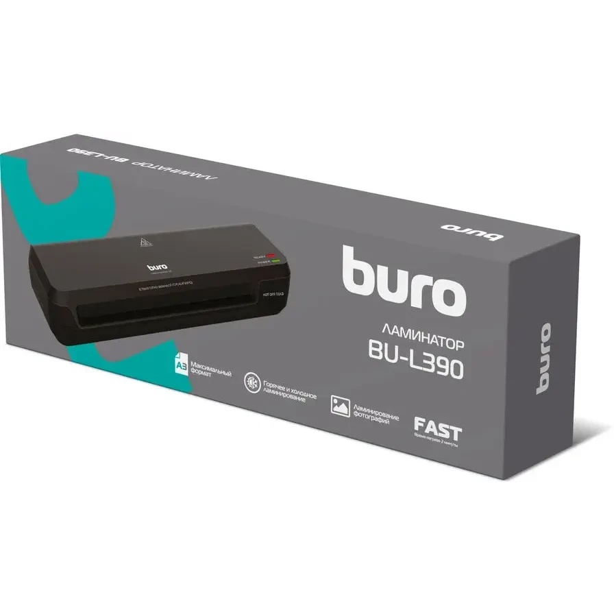 Ламинатор Buro BU-L390, 2 вала, A3, 125мкм, 300мм/мин