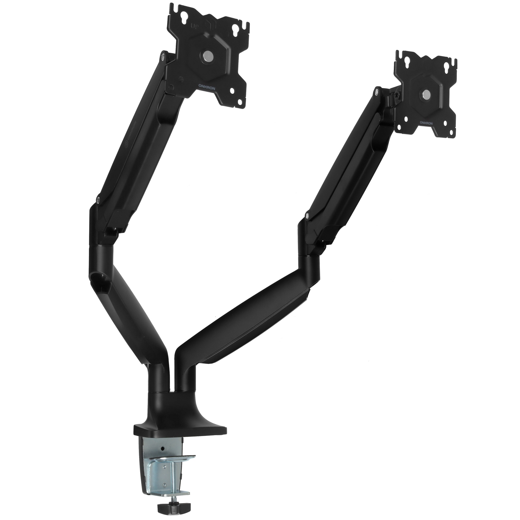 Кронштейн для 2 мониторов ONKRON G200 для монитора 13"-32" настольный, чёрный