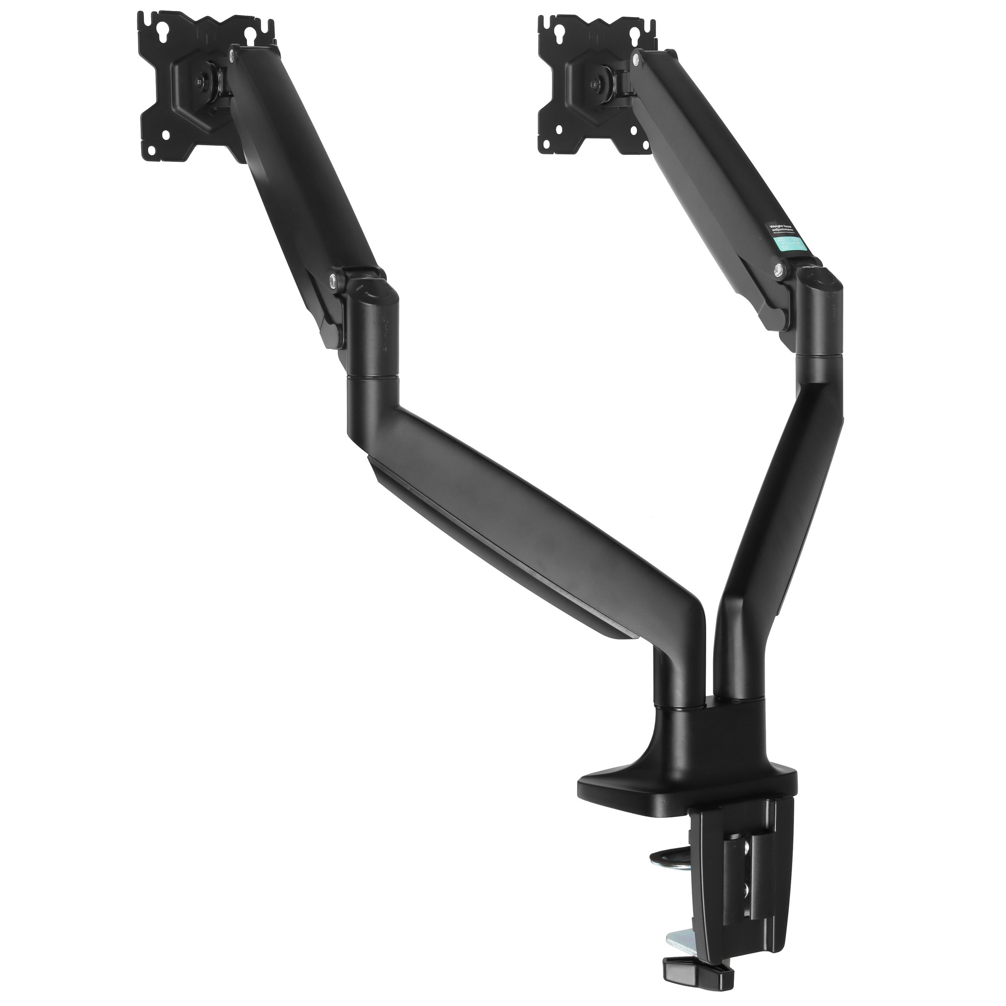 Кронштейн для 2 мониторов ONKRON G200 для монитора 13"-32" настольный, чёрный
