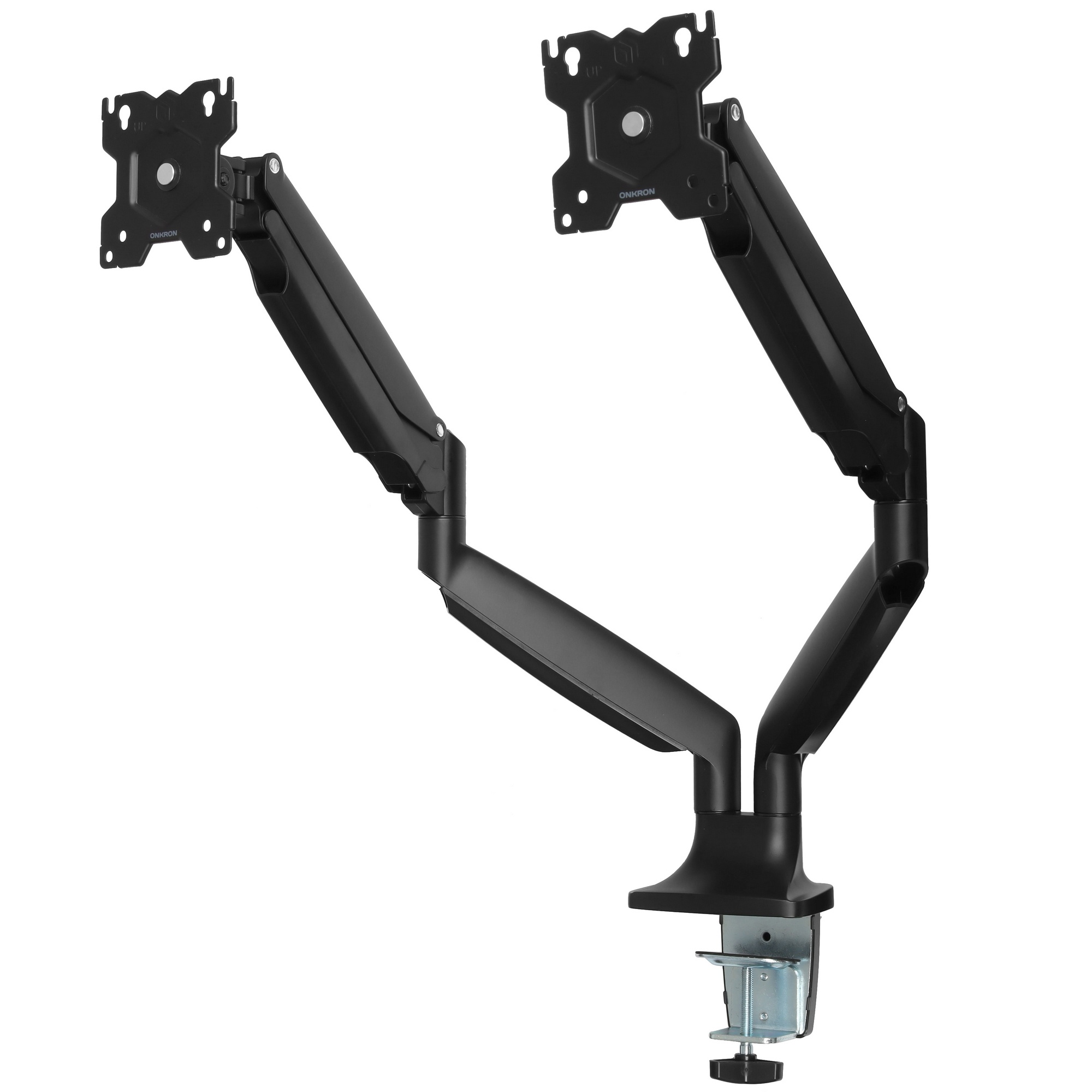 Кронштейн для 2 мониторов ONKRON G200 для монитора 13"-32" настольный, чёрный