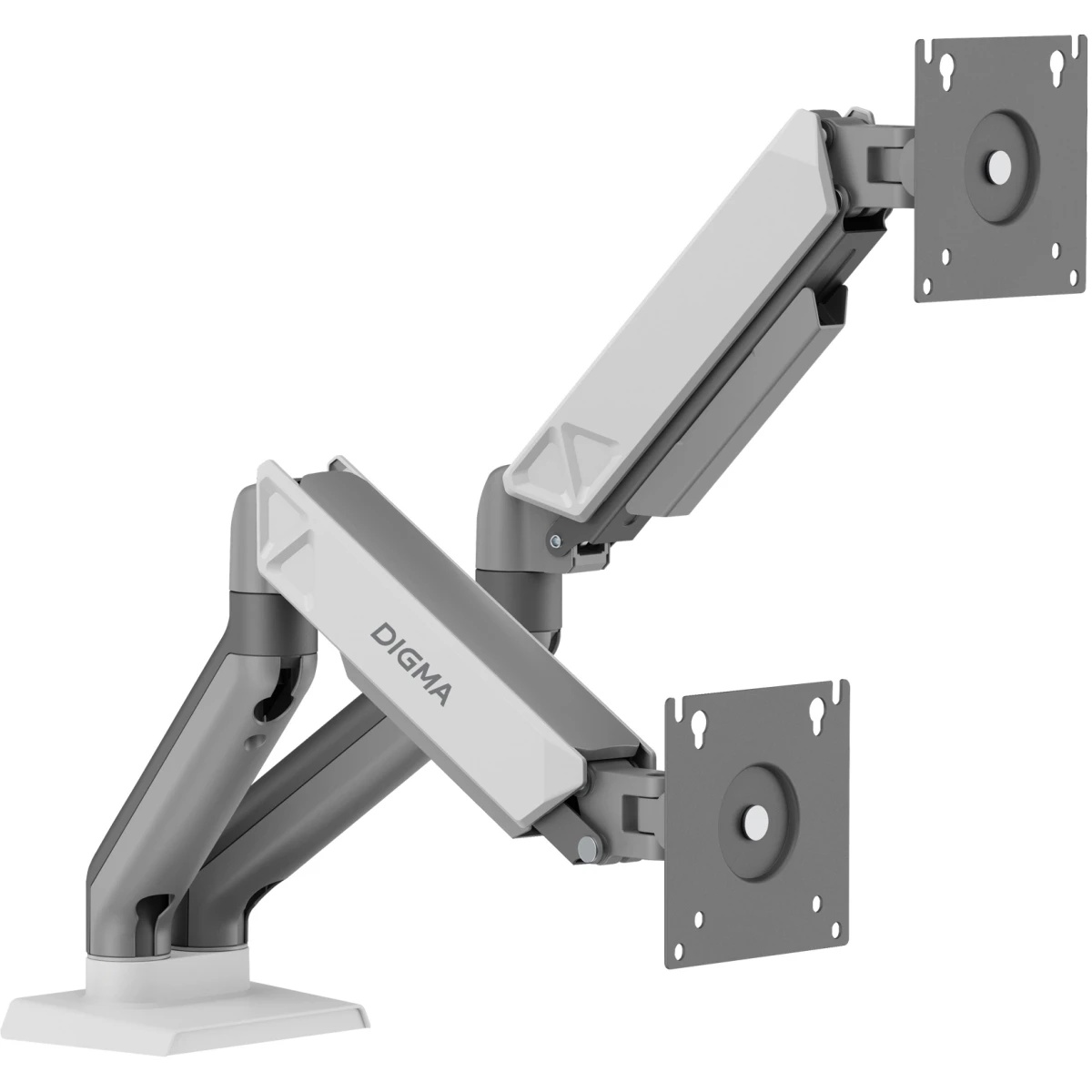 Кронштейн для мониторов ЖК Digma D-MM102D серый 17"-32" макс.9кг крепление к столешнице поворот и на