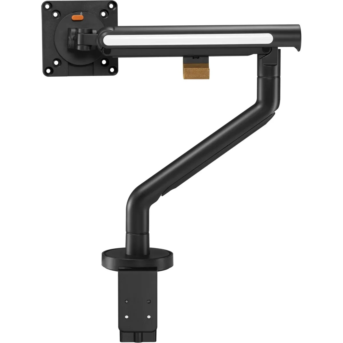Кронштейн для мониторов Ultramounts UM725B черный 17"-32" макс.9кг крепление к столешнице поворот и