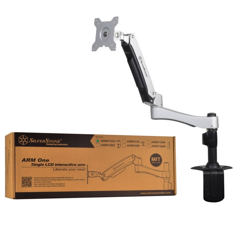 Подставка настольная Silverstone SST-ARM11SC (G56ARM11SC00010)