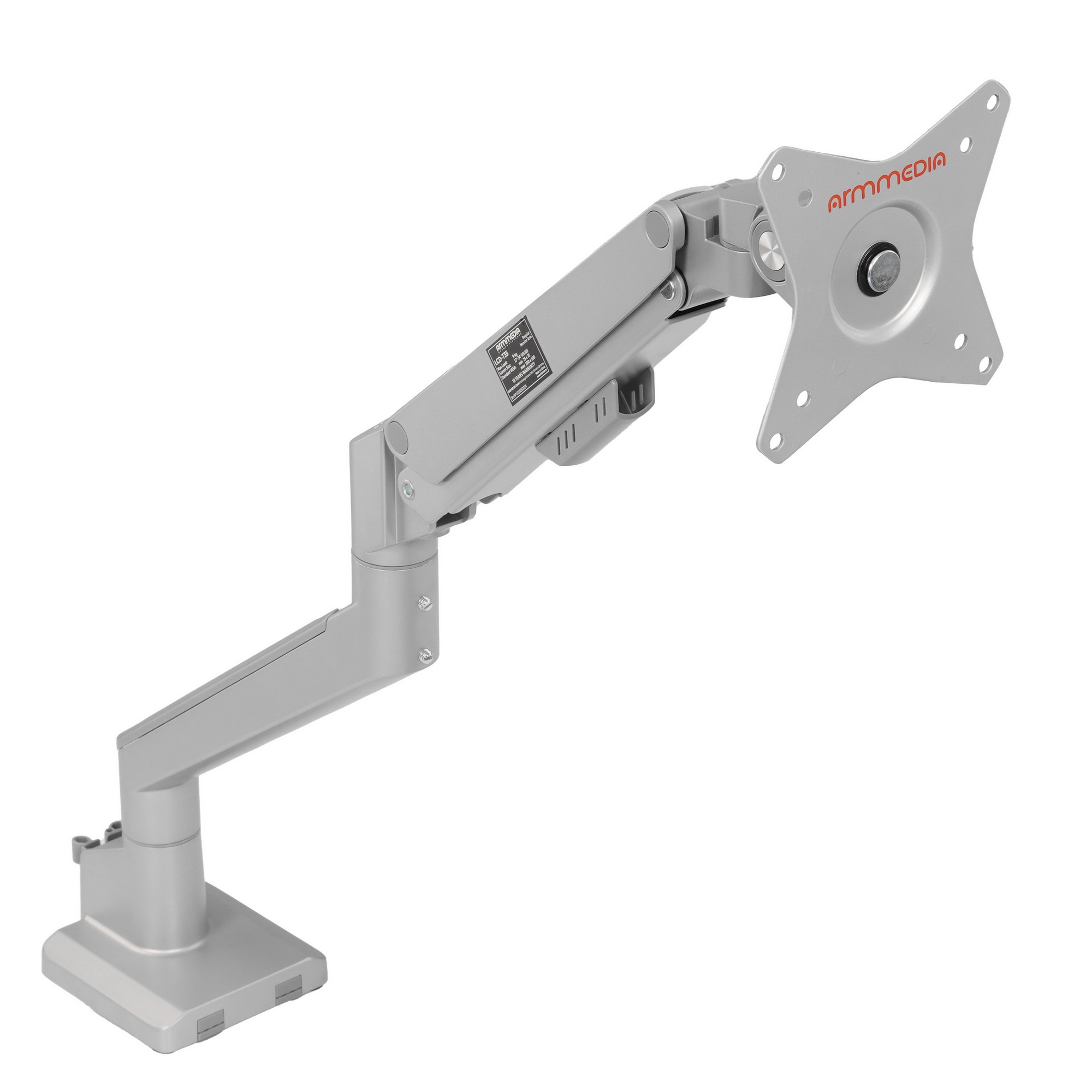 Кронштейн Arm media LCD-T35 silver, 6 шт/уп. Кр. алюм. настол. для мон.17"-34", max 9 кг, 6 ст св.,