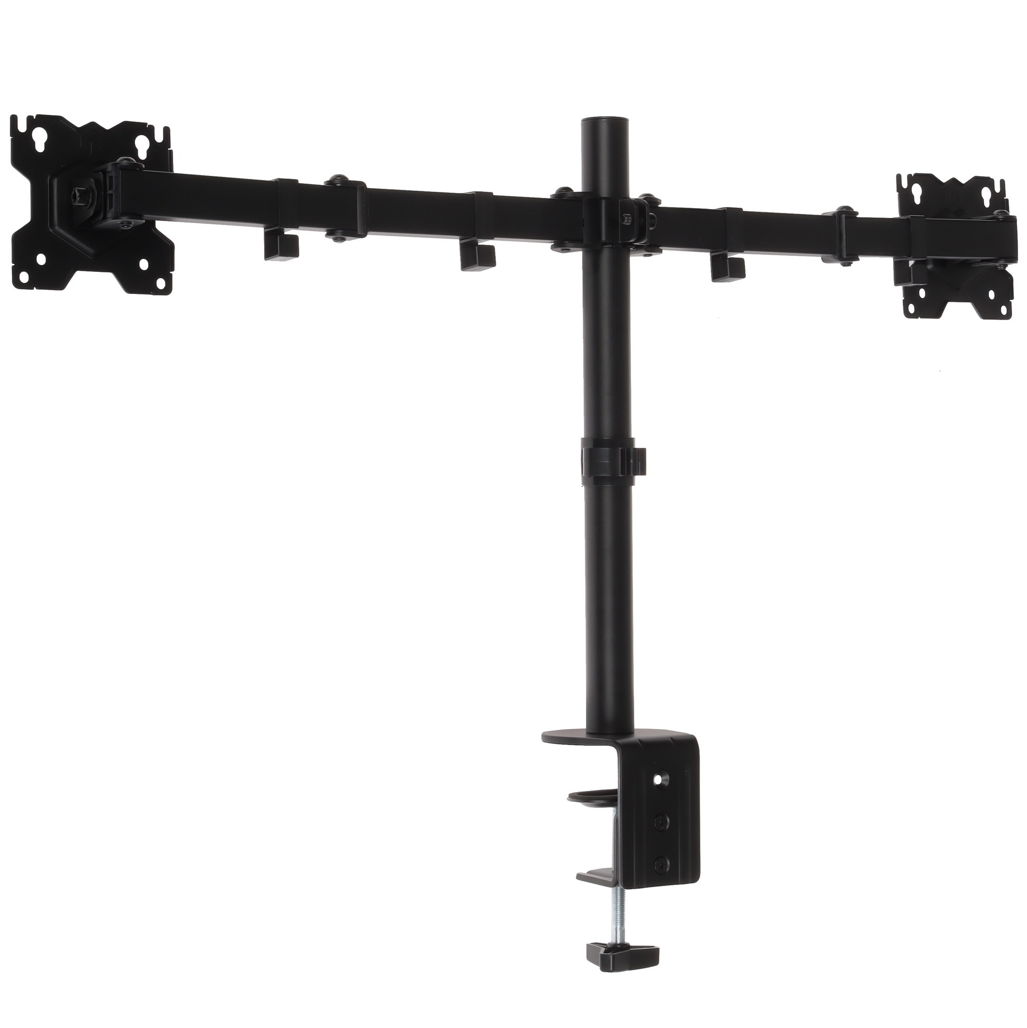 Кронштейн ONKRON D221E для двух мониторов 13"-32" настольный, чёрный