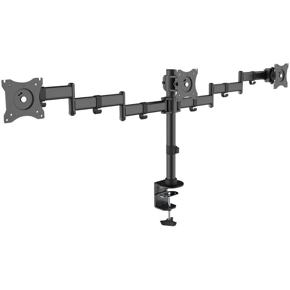 Кронштейн для мониторов Arm Media LCD-T15 черный 15"-32" макс.30кг настольный поворот и наклон верт.