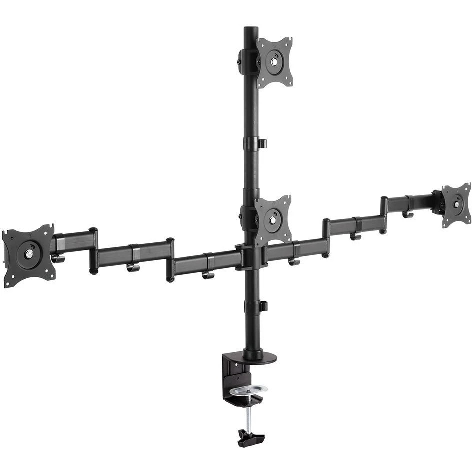 Кронштейн для мониторов Arm Media LCD-T16 черный 15"-32" макс.40кг настольный поворот и наклон верт.
