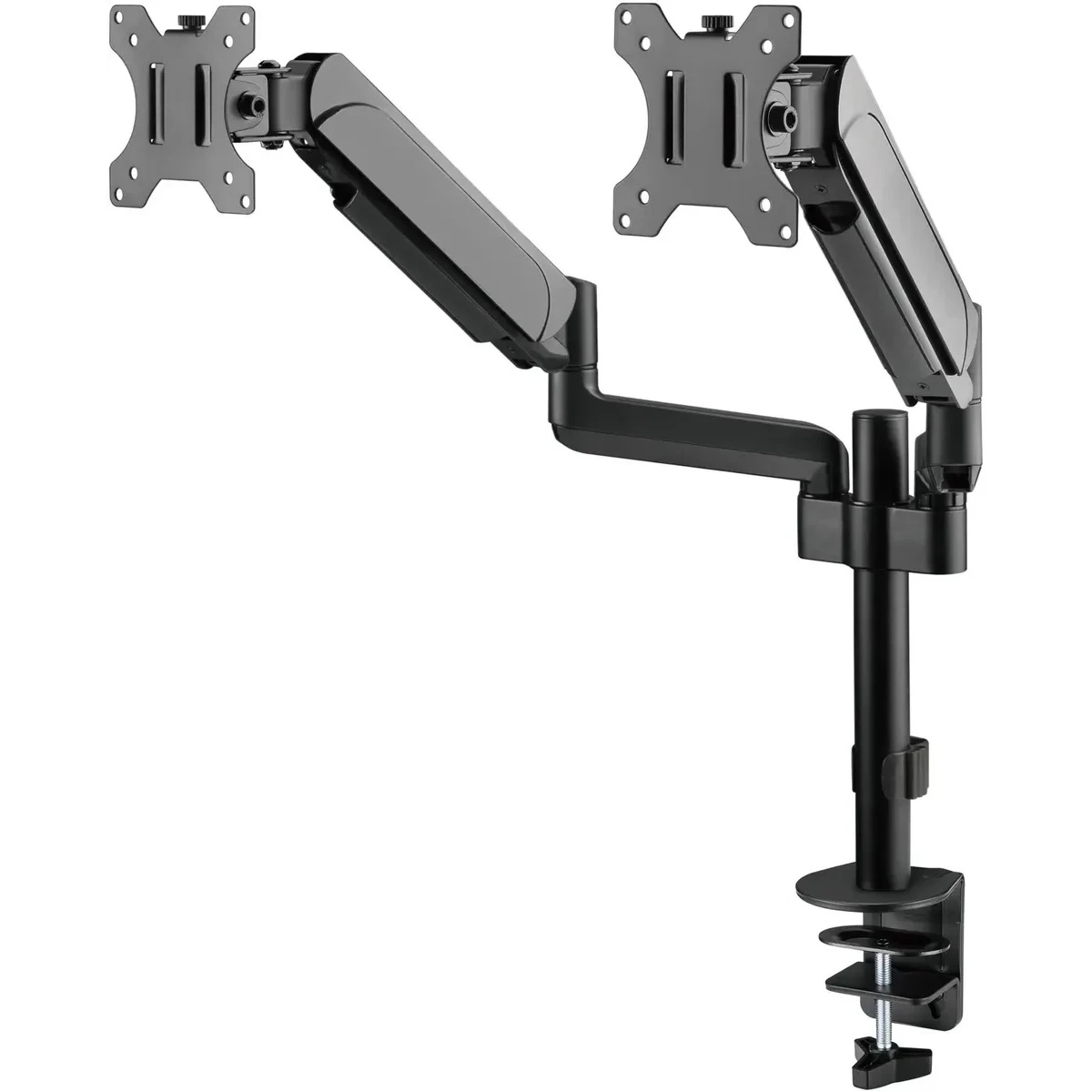 Кронштейн для мониторов ЖК Digma D-MM202D черный 17"-32" макс.9кг крепление к столешнице поворот и н