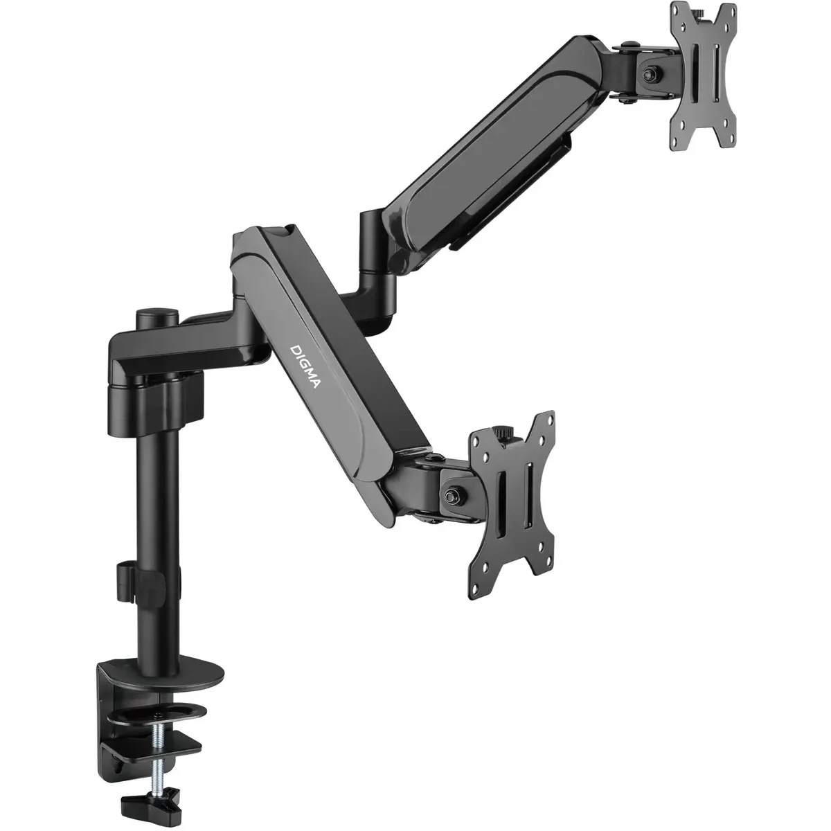 Кронштейн для мониторов ЖК Digma D-MM202D черный 17"-32" макс.9кг крепление к столешнице поворот и н