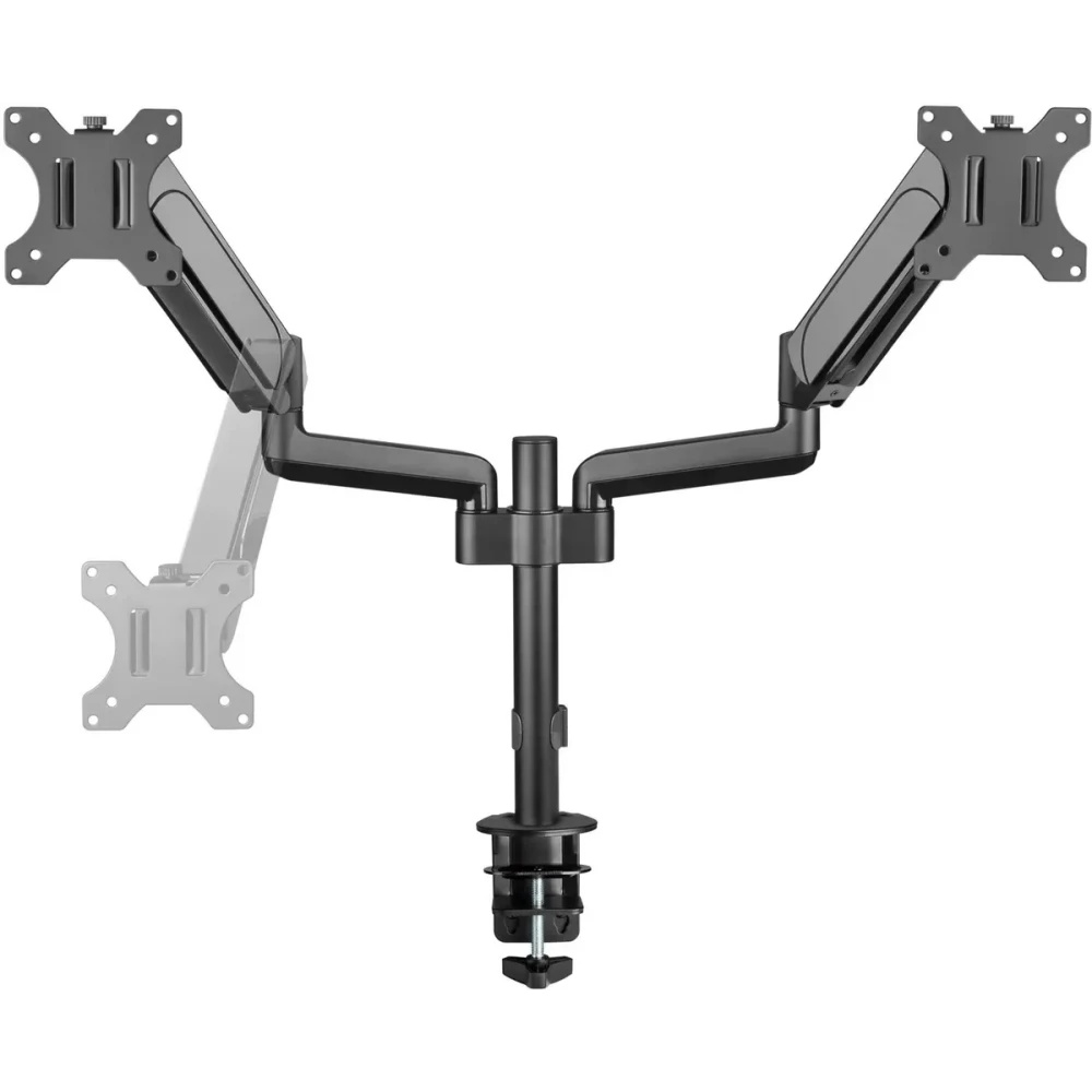 Кронштейн для мониторов ЖК Digma D-MM202D черный 17"-32" макс.9кг крепление к столешнице поворот и н