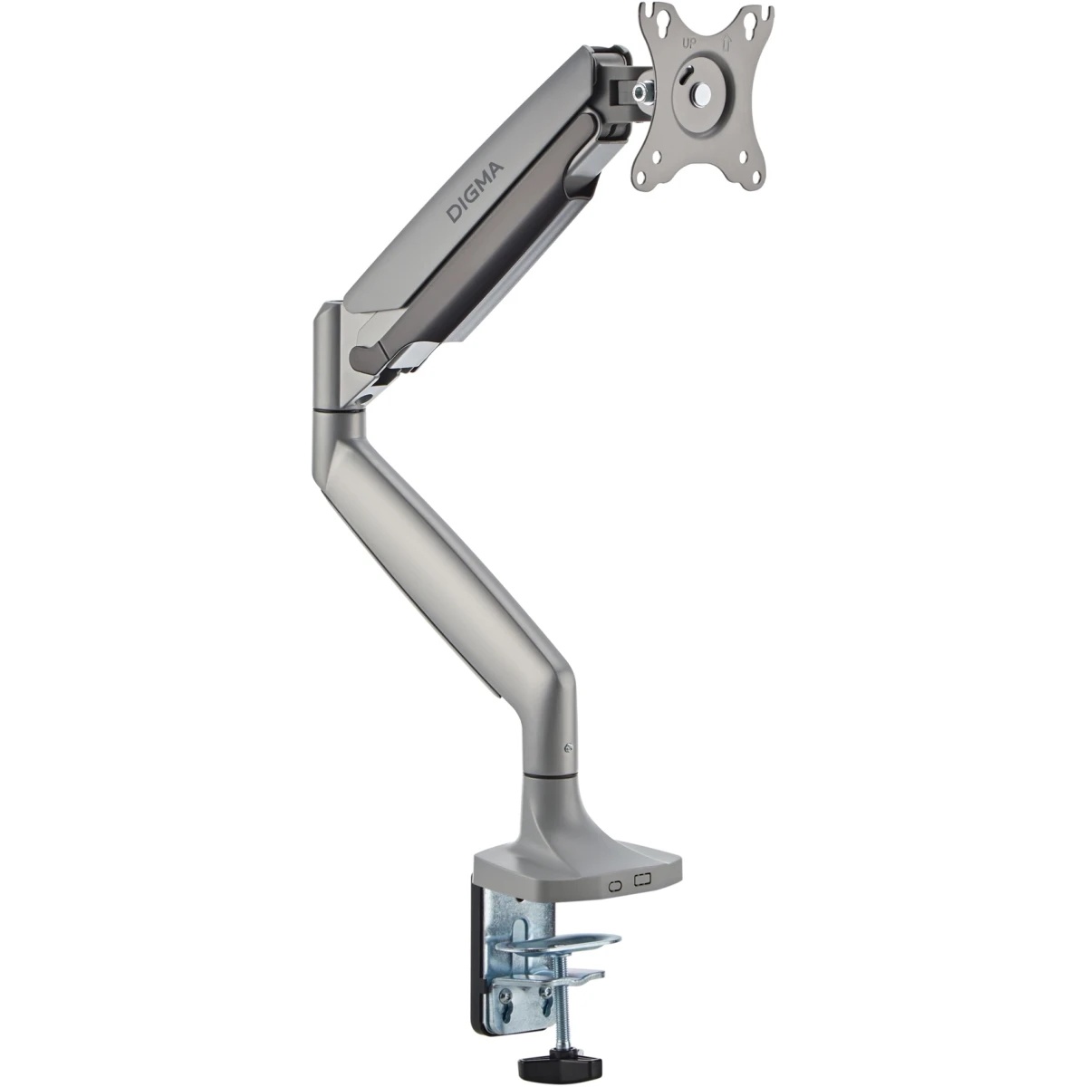 Кронштейн для мониторов ЖК Digma D-MM301 серый 17"-45" макс.15кг крепление к столешнице поворот и на