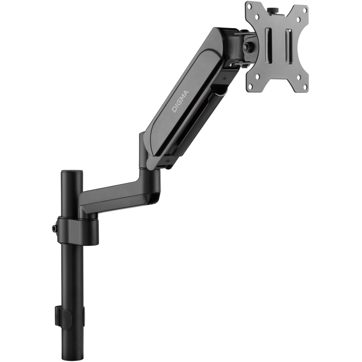 Кронштейн для мониторов ЖК Digma D-MM201 черный 17"-32" макс.9кг крепление к столешнице поворот и на