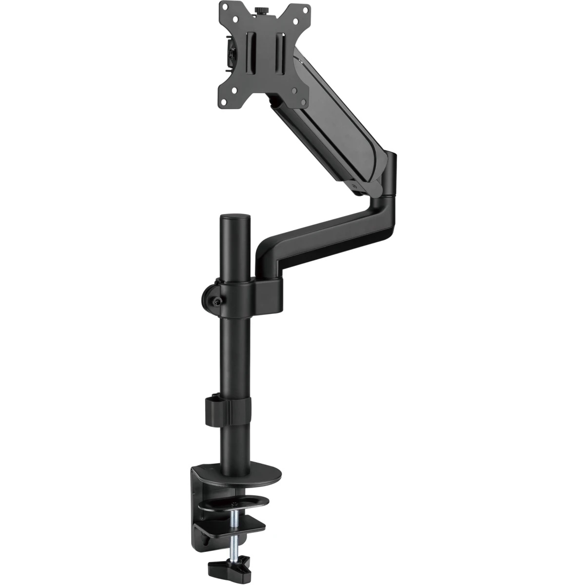 Кронштейн для мониторов ЖК Digma D-MM201 черный 17"-32" макс.9кг крепление к столешнице поворот и на