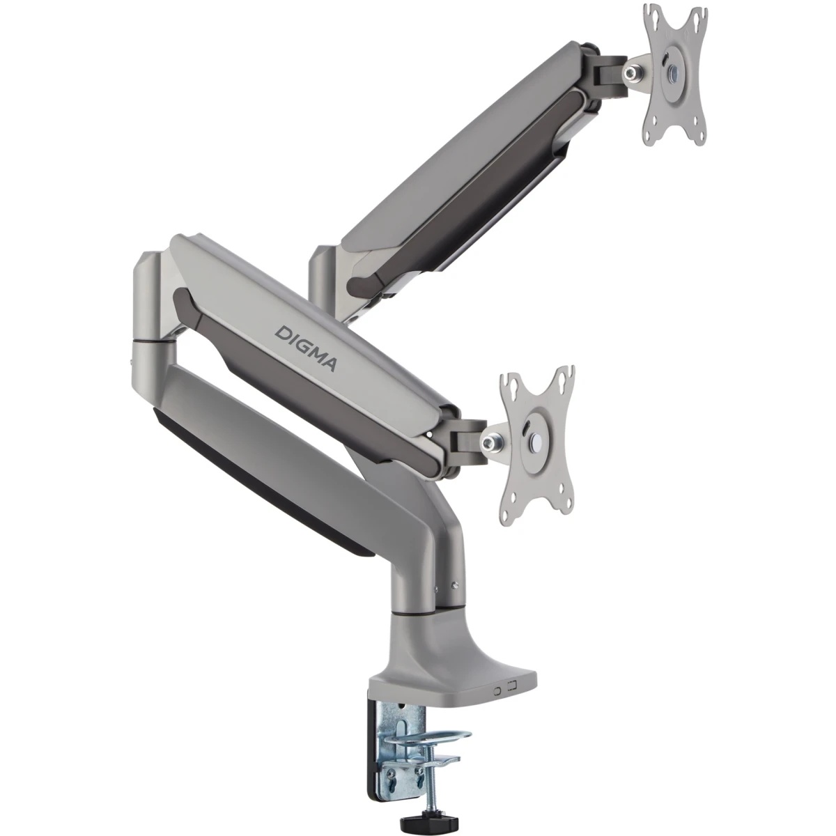 Кронштейн для мониторов ЖК Digma D-MM302D серый 17"-35" макс.9кг крепление к столешнице поворот и на
