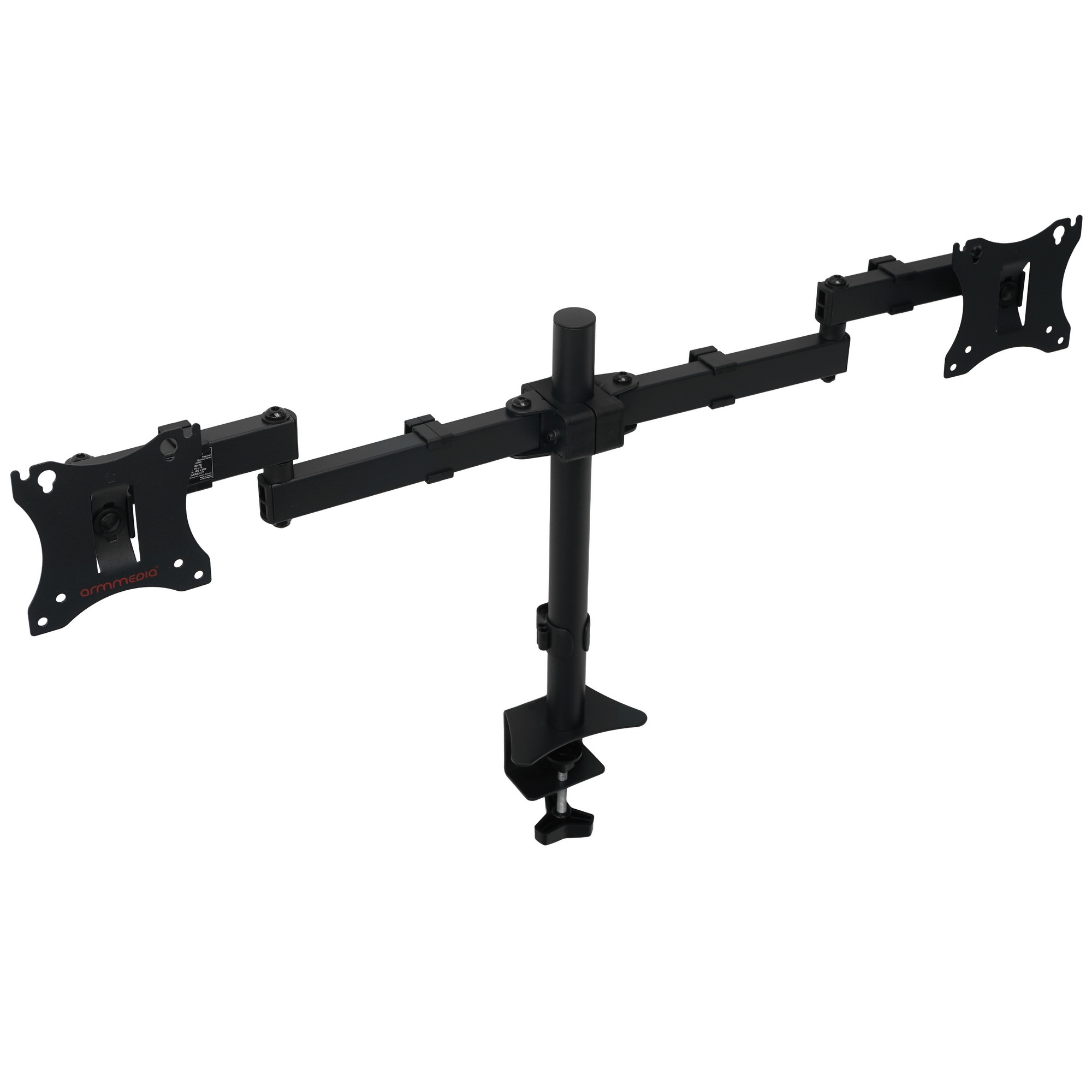 Кронштейн для мониторов Arm Media LCD-T04 черный 15"-28" макс.14кг настольный поворот и наклон верт.