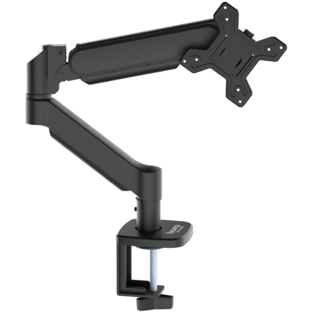 Кронштейн для мониторов ЖК Buro BU-M11 черный 17"-32" макс.10кг крепление к столешнице поворот и нак