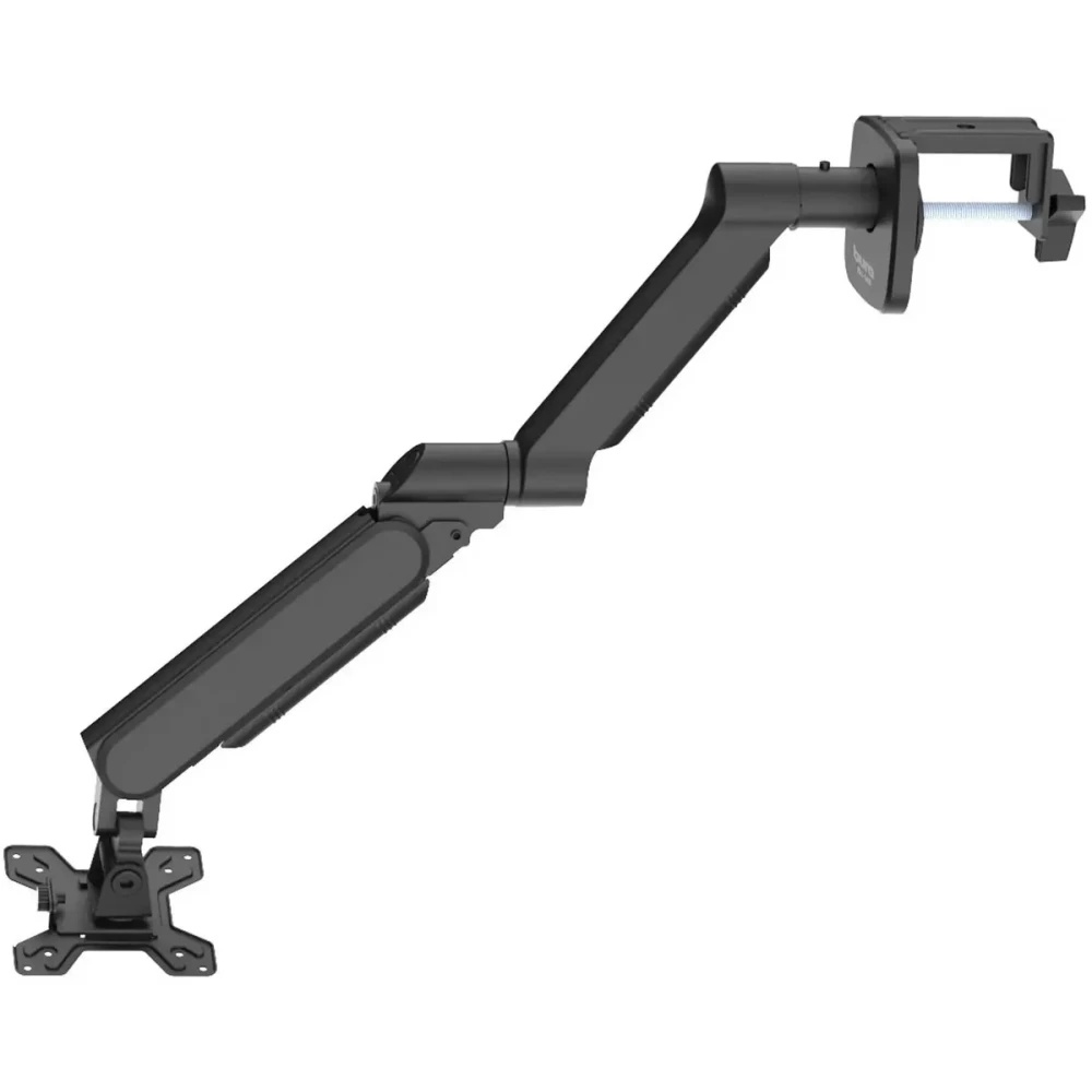 Кронштейн для мониторов ЖК Buro BU-M11 черный 17"-32" макс.10кг крепление к столешнице поворот и нак