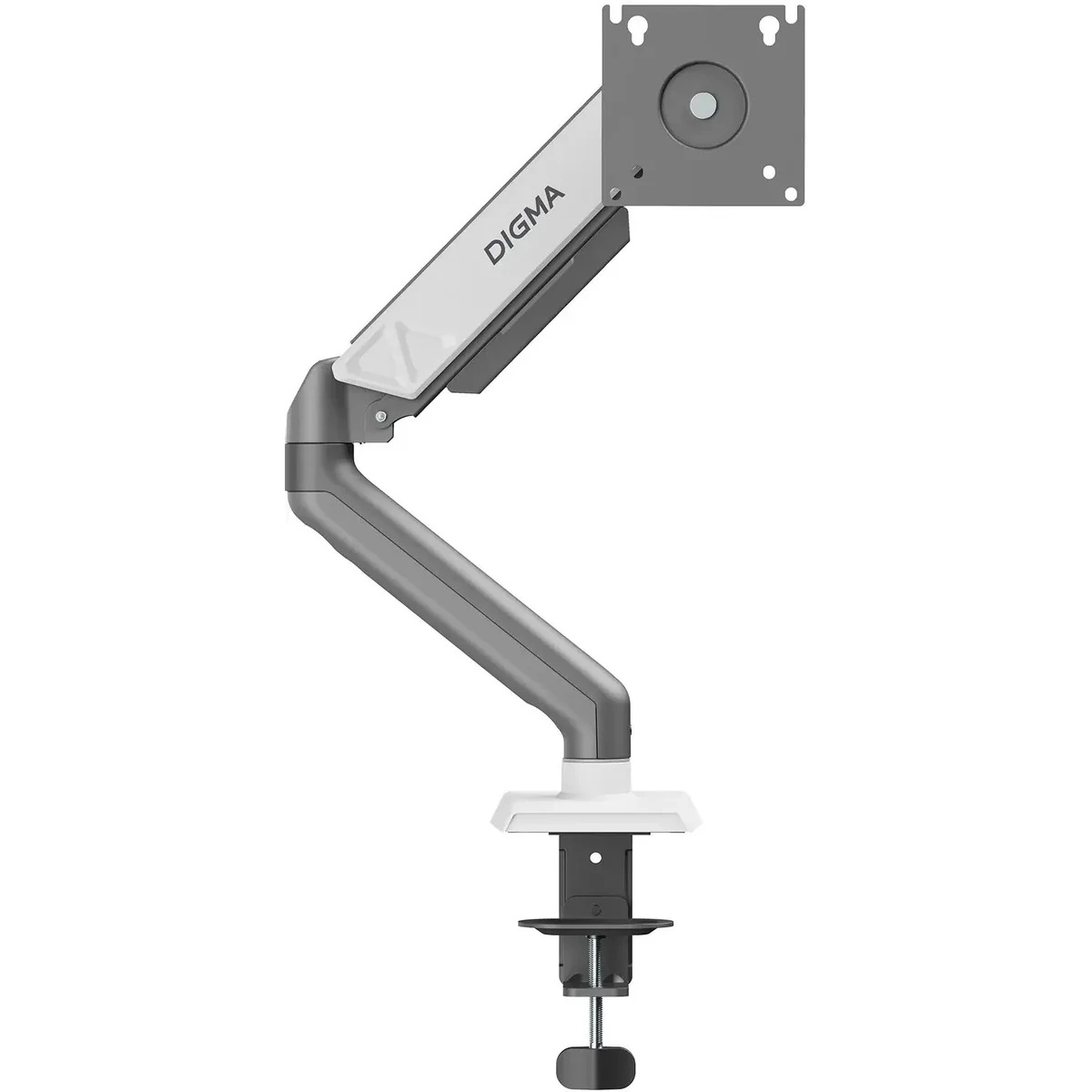 Кронштейн для мониторов ЖК Digma D-MM101 серый 17"-32" макс.9кг крепление к столешнице поворот и нак