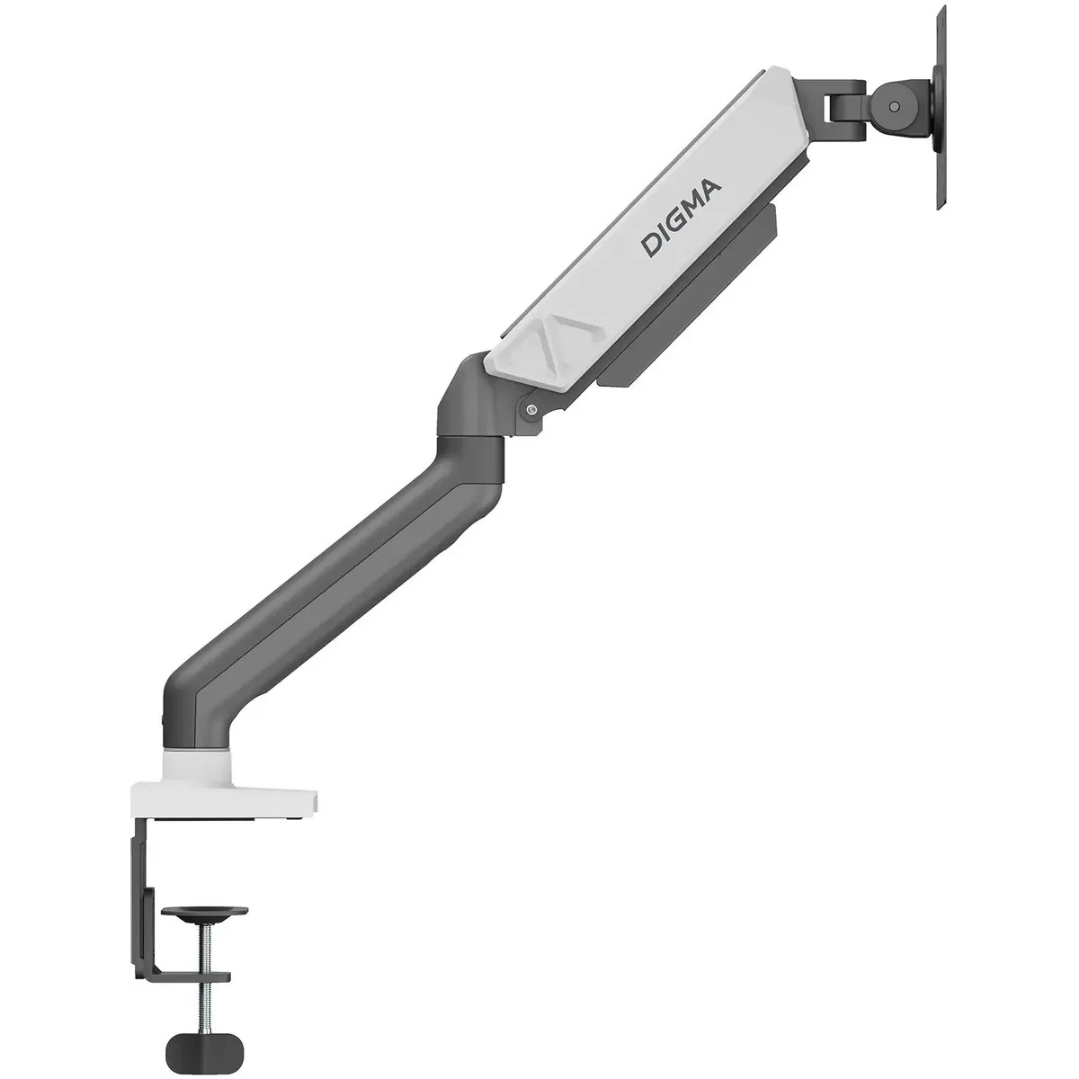 Кронштейн для мониторов ЖК Digma D-MM101 серый 17"-32" макс.9кг крепление к столешнице поворот и нак
