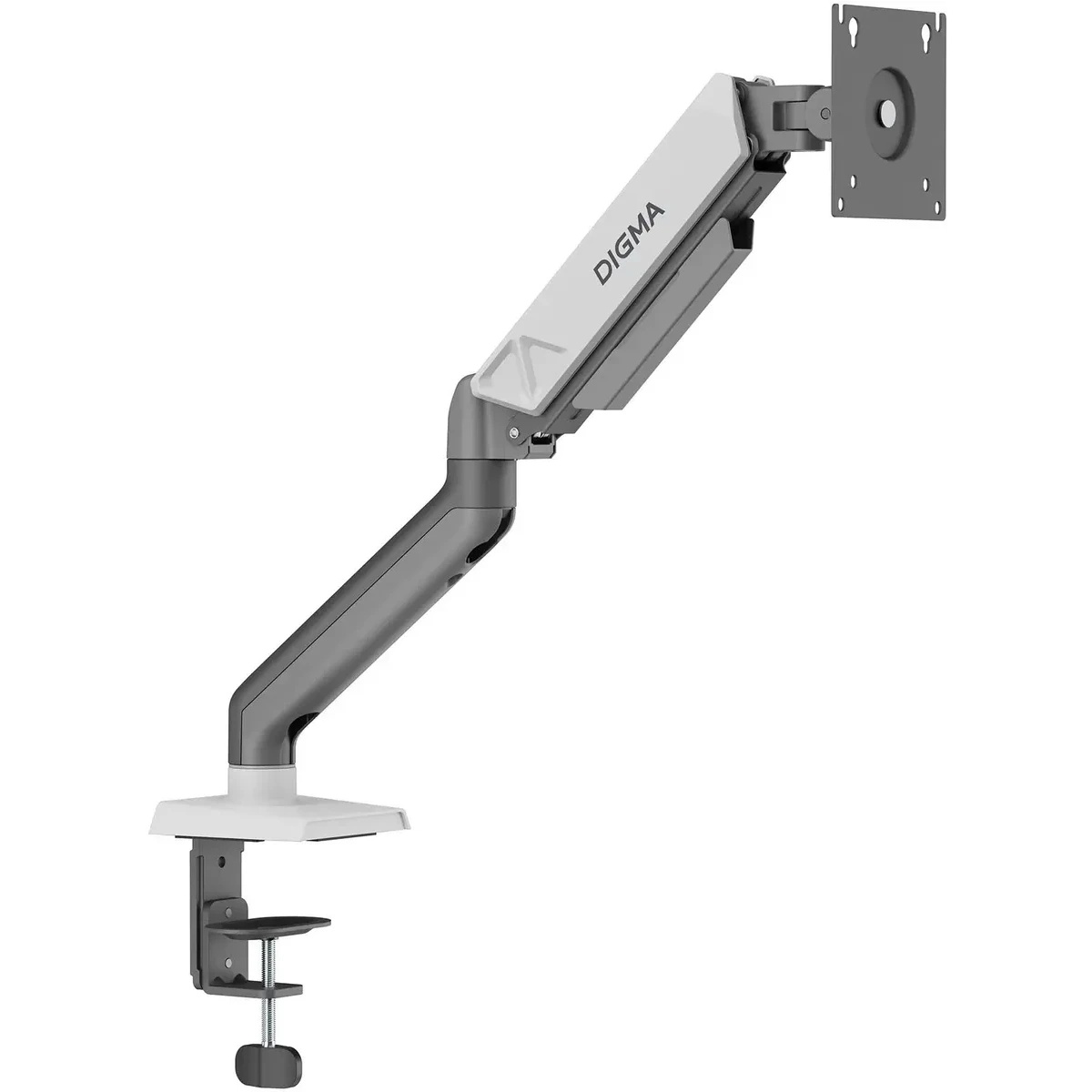 Кронштейн для мониторов ЖК Digma D-MM101 серый 17"-32" макс.9кг крепление к столешнице поворот и нак