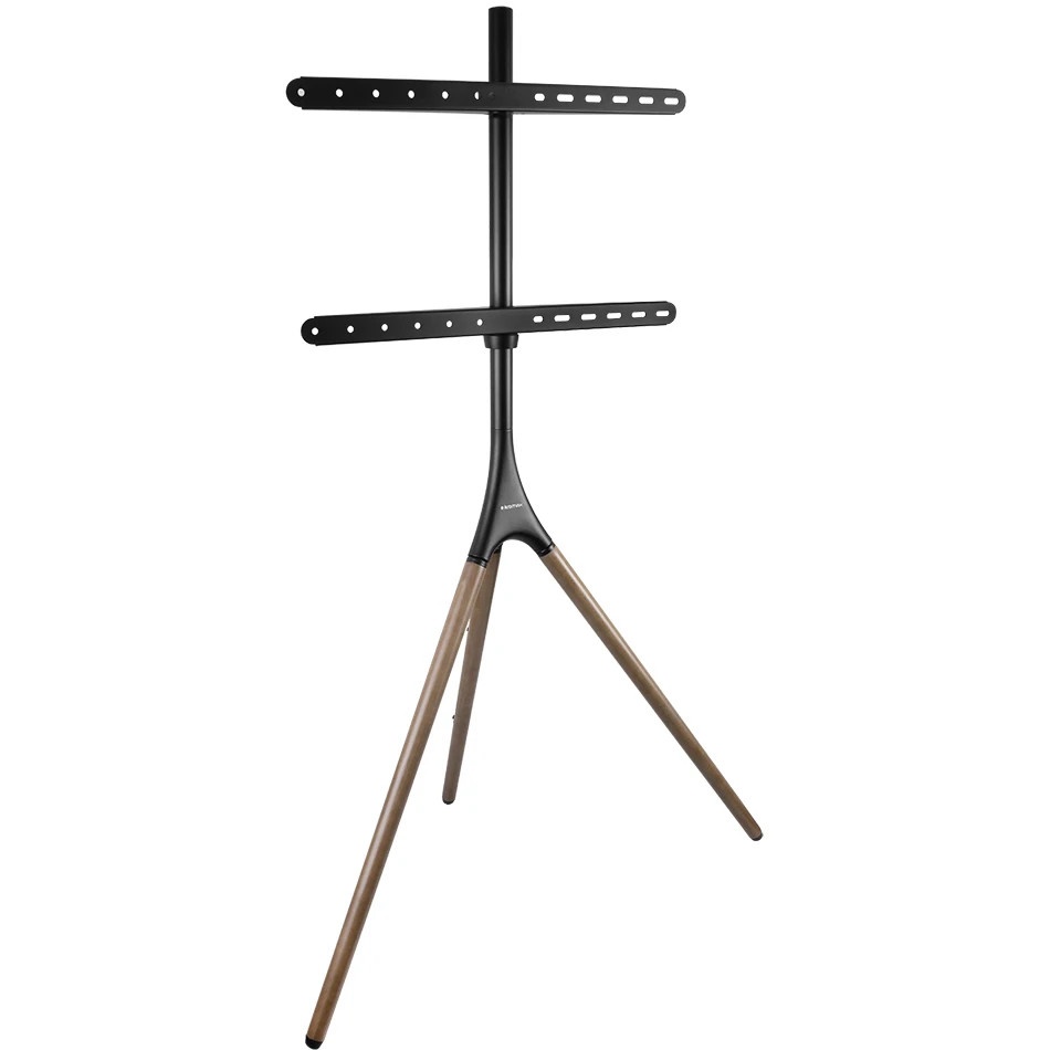 Кронштейн Kromax OMEGA-11 black/wood, 3 шт/уп, Стойка-тренога, для 1 TV 32"-70", max вес 35 кг, пов.