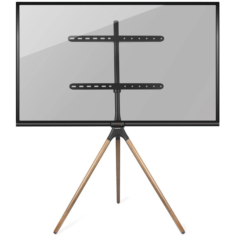 Кронштейн Kromax OMEGA-11 black/wood, 3 шт/уп, Стойка-тренога, для 1 TV 32"-70", max вес 35 кг, пов.