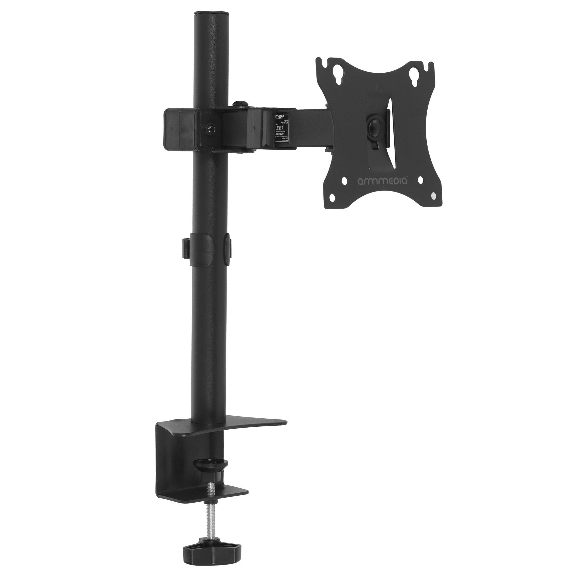Кронштейн для мониторов Arm Media LCD-T02 черный 15"-32" макс.7кг настольный поворот и наклон верт.п