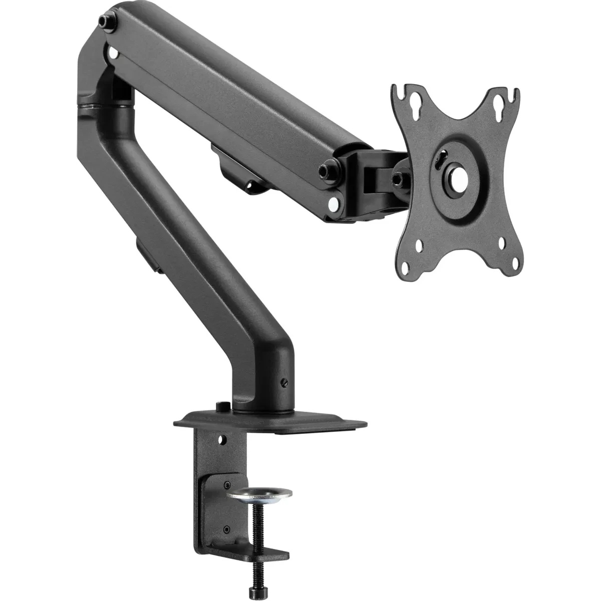 Кронштейн для мониторов Ultramounts UM728 черный 17"-27" макс.7кг крепление к столешнице поворот и н