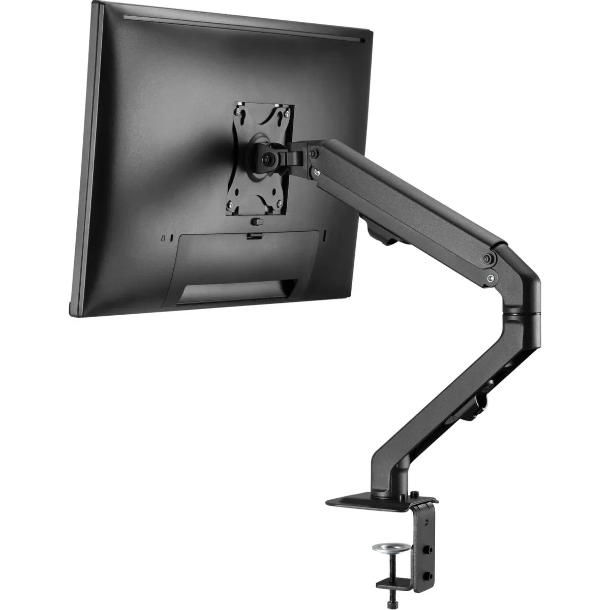 Кронштейн для мониторов Ultramounts UM728 черный 17"-27" макс.7кг крепление к столешнице поворот и н