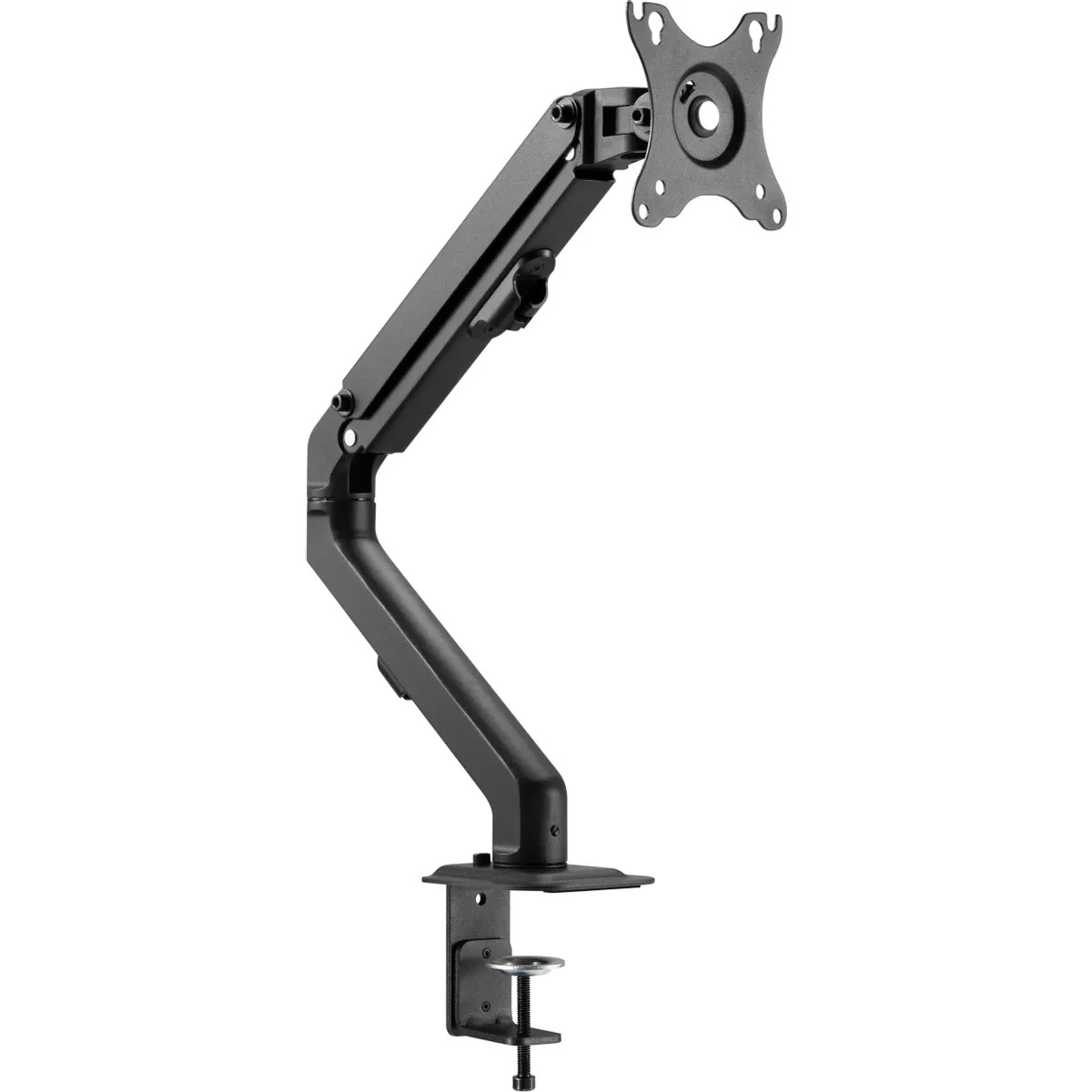 Кронштейн для мониторов Ultramounts UM728 черный 17"-27" макс.7кг крепление к столешнице поворот и н