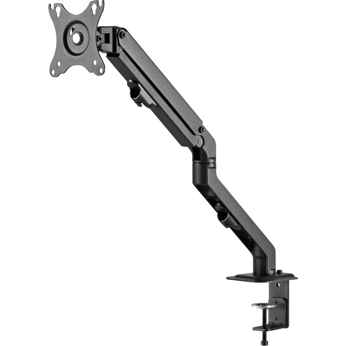 Кронштейн для мониторов Ultramounts UM728 черный 17"-27" макс.7кг крепление к столешнице поворот и н