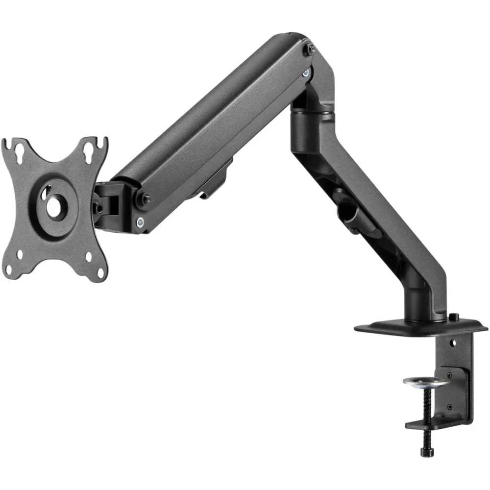 Кронштейн для мониторов Ultramounts UM728 черный 17"-27" макс.7кг крепление к столешнице поворот и н