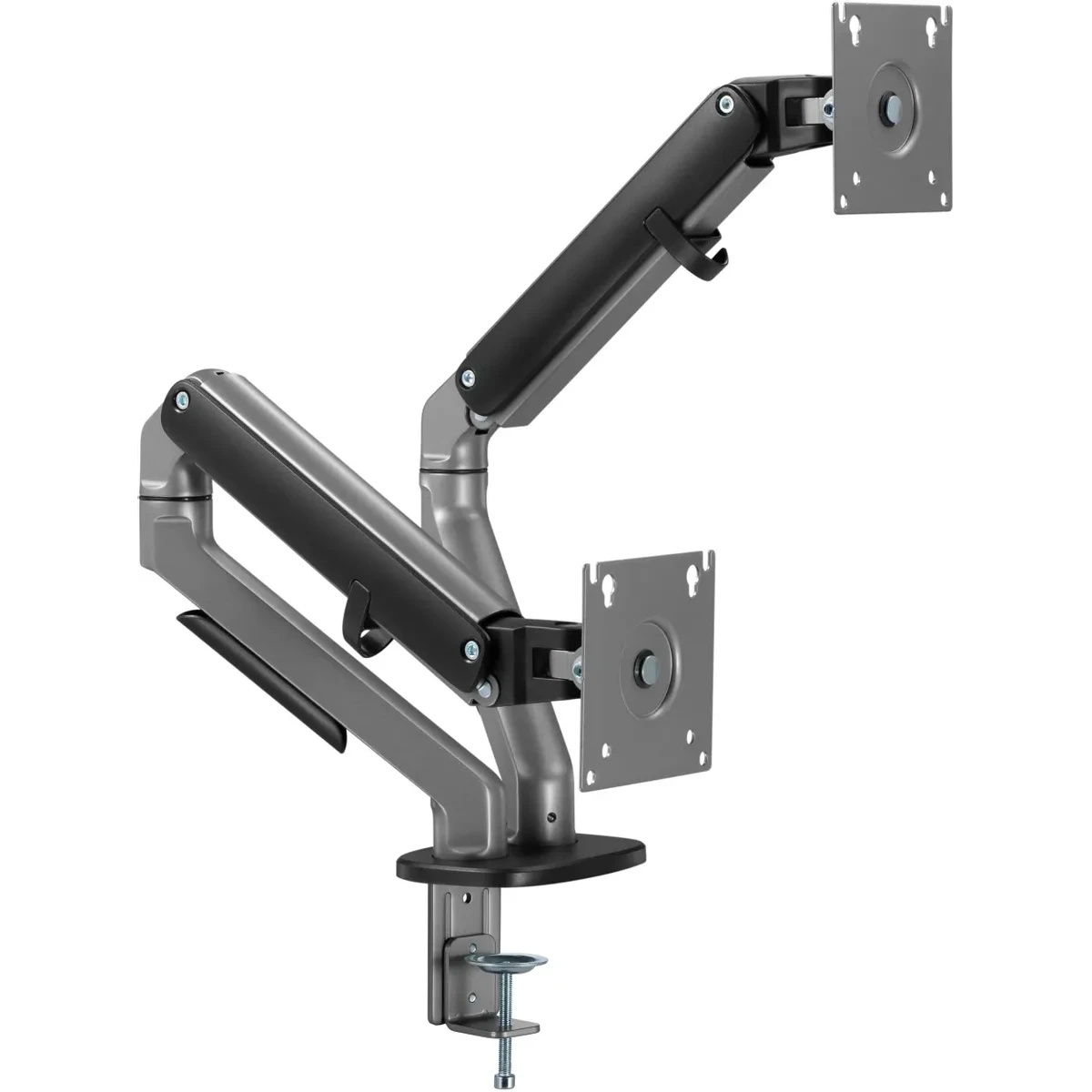 Кронштейн для мониторов Ultramounts UM735BL черный/серый 17"-27" макс.7кг крепление к столешнице пов