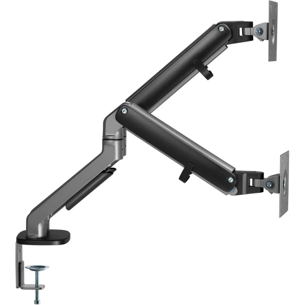 Кронштейн для мониторов Ultramounts UM735BL черный/серый 17"-27" макс.7кг крепление к столешнице пов