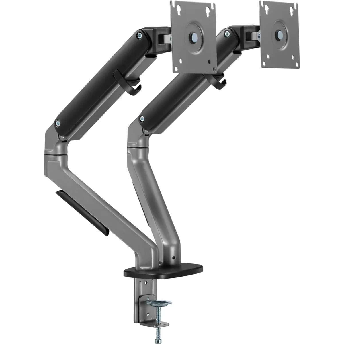 Кронштейн для мониторов Ultramounts UM735BL черный/серый 17"-27" макс.7кг крепление к столешнице пов