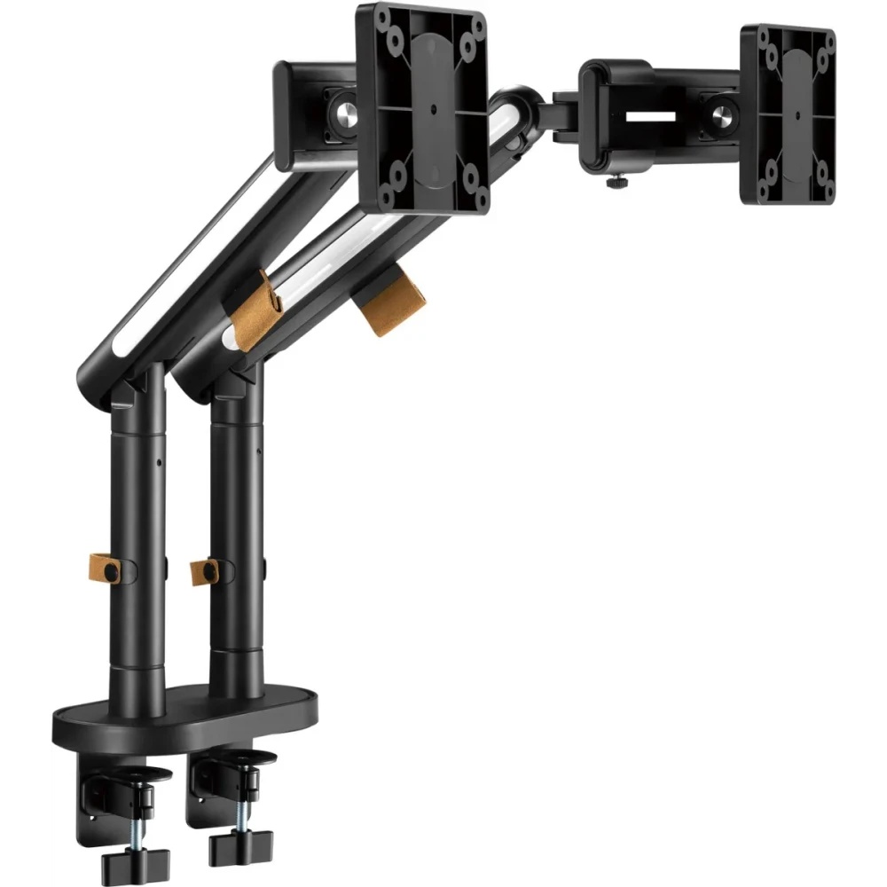 Кронштейн для мониторов Ultramounts UM727B черный 17"-32" макс.9кг крепление к столешнице поворот и