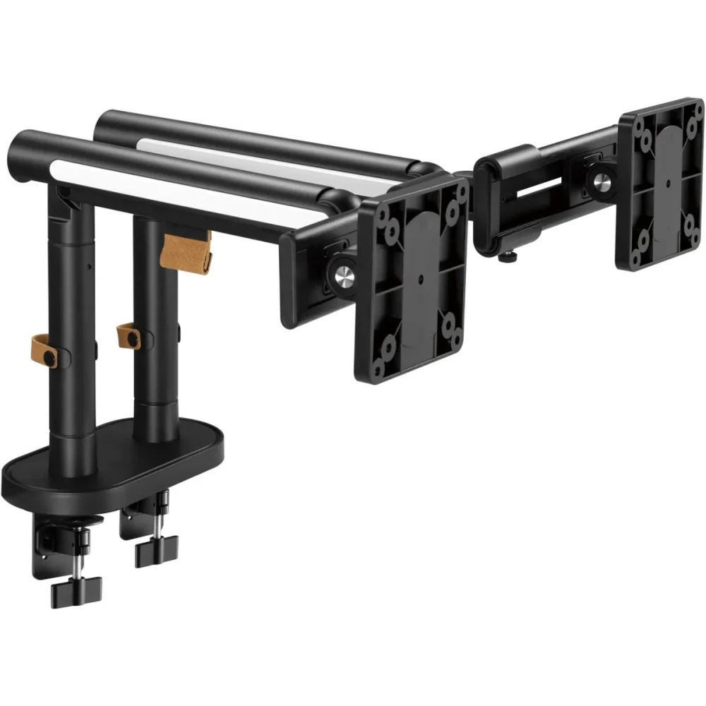 Кронштейн для мониторов Ultramounts UM727B черный 17"-32" макс.9кг крепление к столешнице поворот и