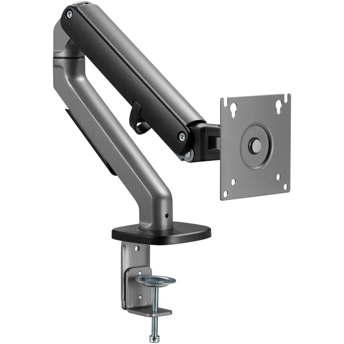 Кронштейн для мониторов Ultramounts UM734BL серый/черный 17"-27" макс.7кг крепление к столешнице пов