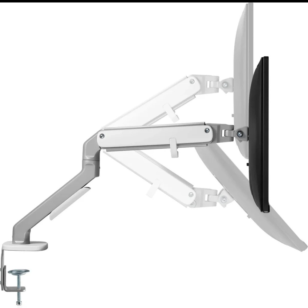 Кронштейн для мониторов Ultramounts UM734SIL серый/серебристый 17"-27" макс.7кг крепление к столешни