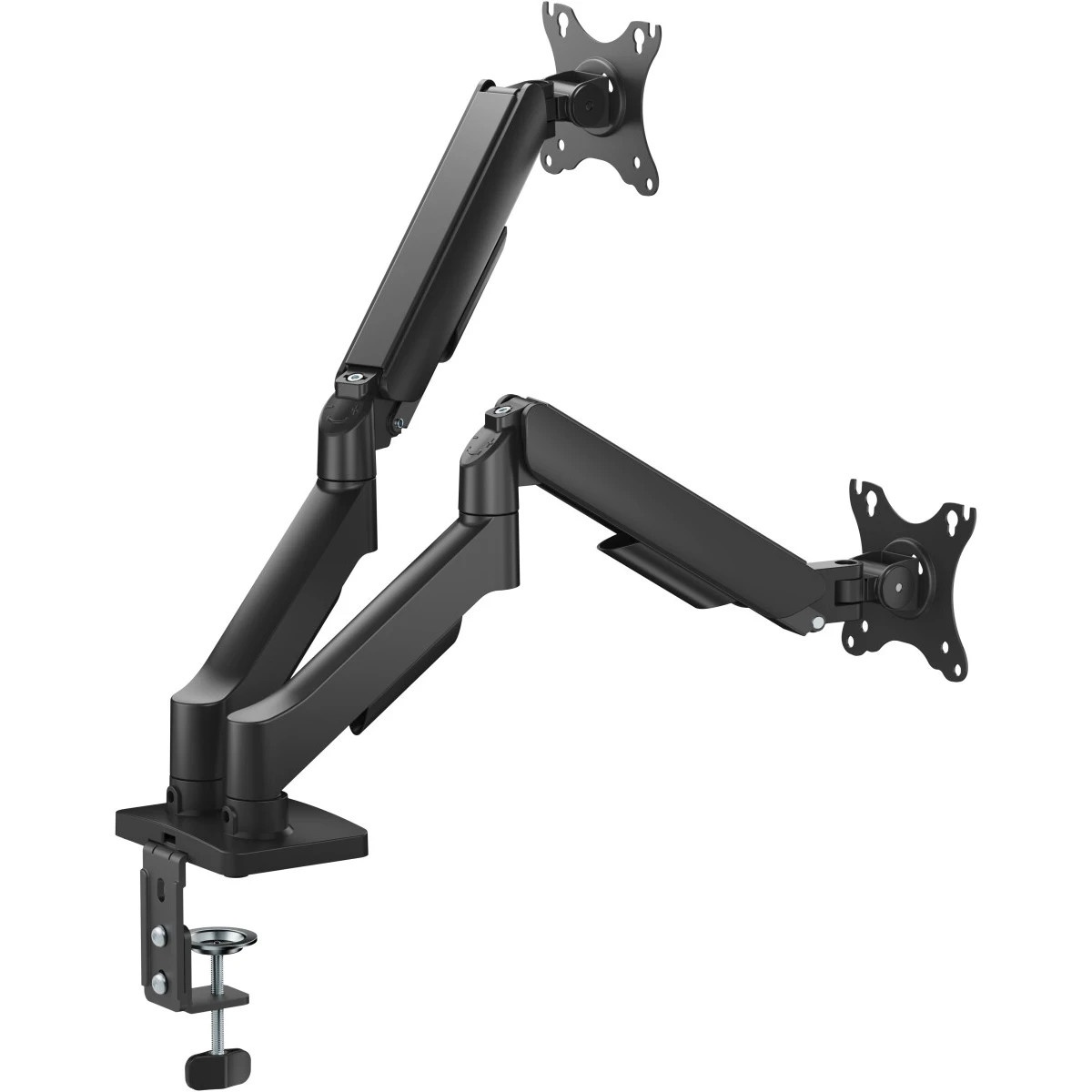 Кронштейн для мониторов Ultramounts UM740 черный 17"-32" макс.9кг крепление к столешнице поворот и н
