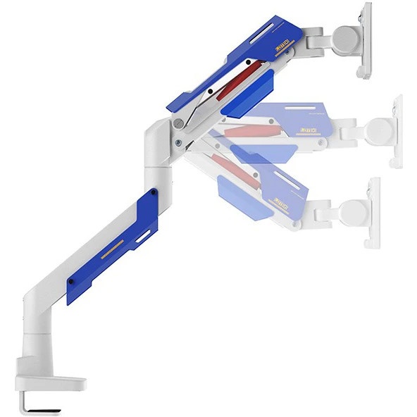 Кронштейн для мониторов Ultramounts UM743WB белый/синий 24"-57" макс.30кг крепление к столешнице пов