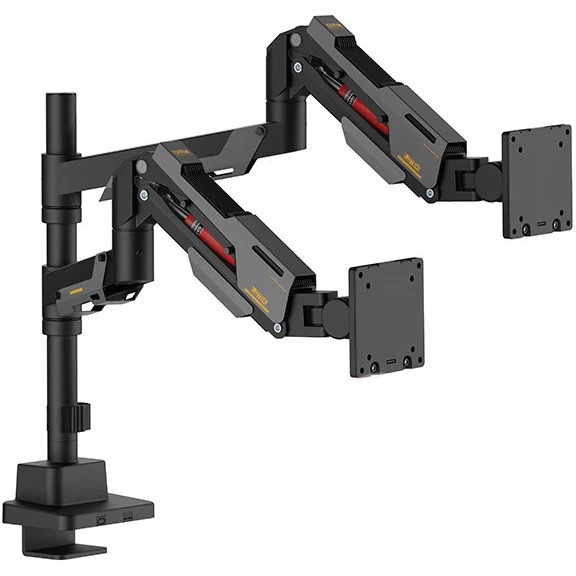 Кронштейн для мониторов Ultramounts UM744BG черный/серый 24"-57" макс.27кг крепление к столешнице по