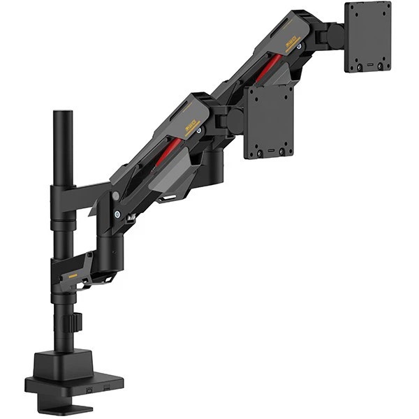Кронштейн для мониторов Ultramounts UM744BG черный/серый 24"-57" макс.27кг крепление к столешнице по
