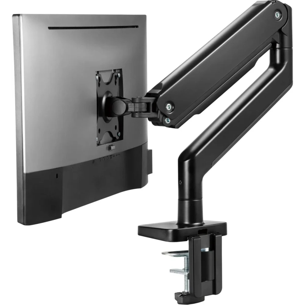 Кронштейн для мониторов Ultramounts UM730 черный 17"-45" макс.16кг крепление к столешнице поворот и