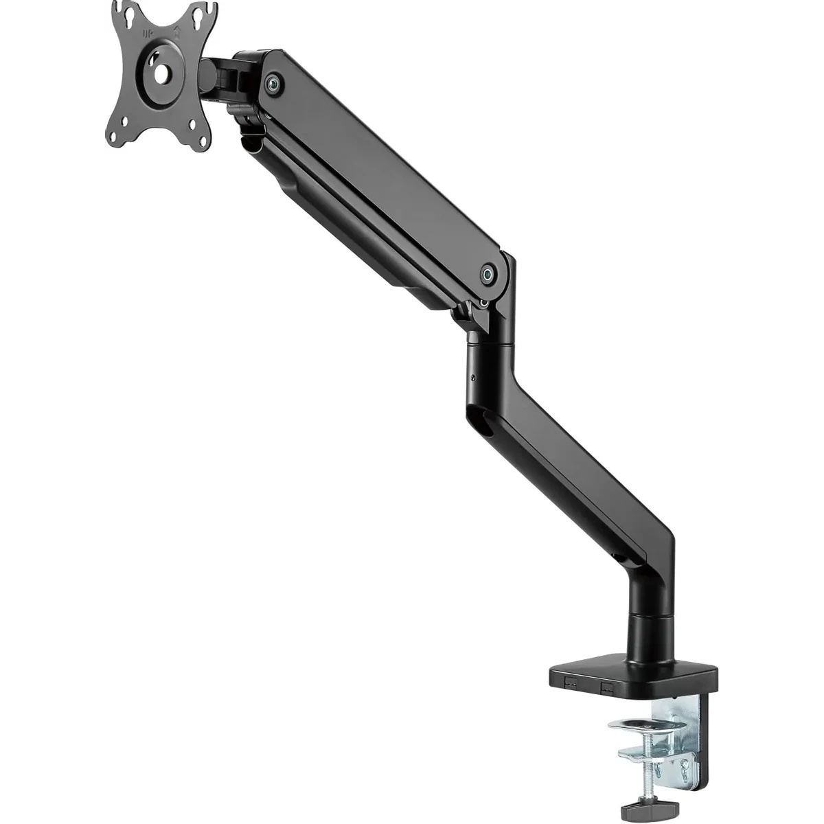 Кронштейн для мониторов Ultramounts UM730 черный 17"-45" макс.16кг крепление к столешнице поворот и