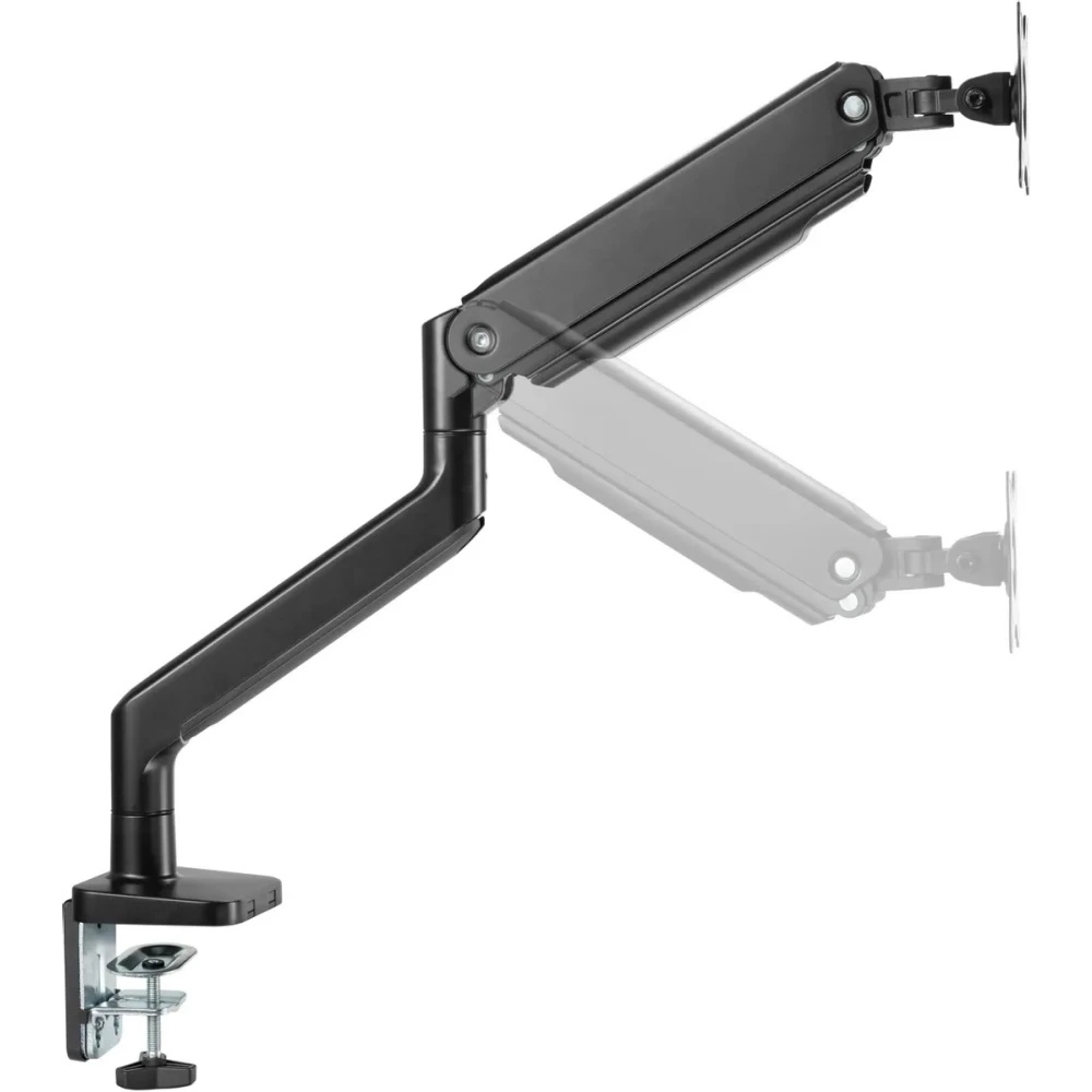 Кронштейн для мониторов Ultramounts UM730 черный 17"-45" макс.16кг крепление к столешнице поворот и