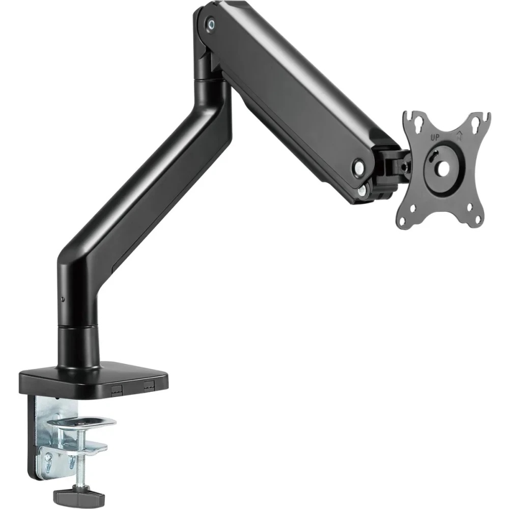 Кронштейн для мониторов Ultramounts UM730 черный 17"-45" макс.16кг крепление к столешнице поворот и