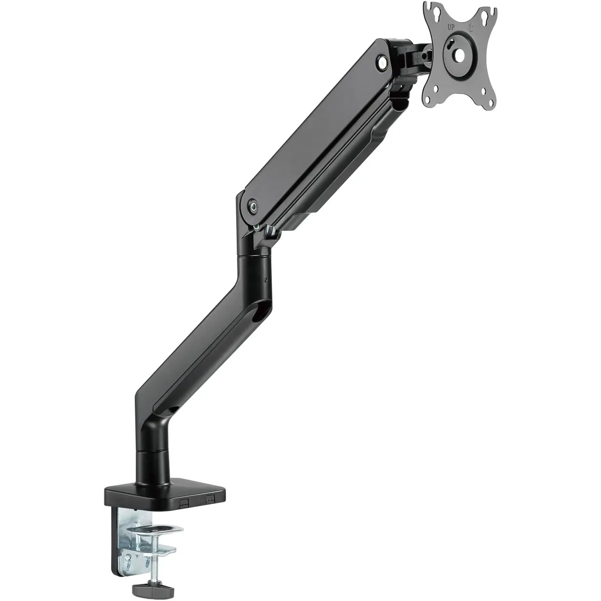 Кронштейн для мониторов Ultramounts UM730 черный 17"-45" макс.16кг крепление к столешнице поворот и